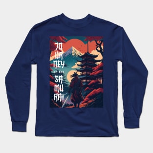 Futuristic Samurai: A Journey Through Time and Tradition Long Sleeve T-Shirt